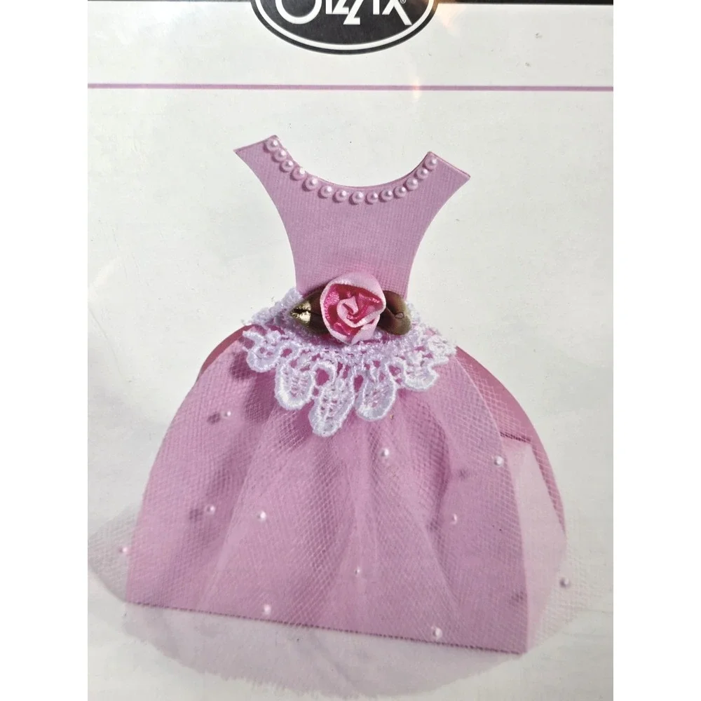 Rare Retired New Sizzix Bigz‎ Pro Die Box Dress 656598 Big Shot Pro Ellison 2010